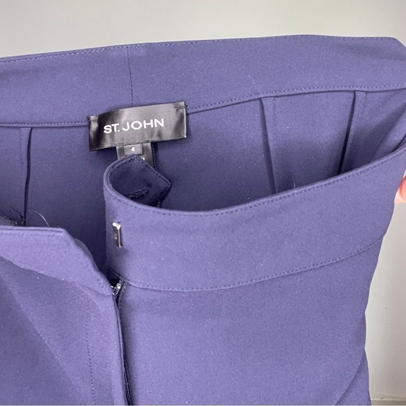 St. John Navy Blue Slacks Pants - Picture 12 of 13